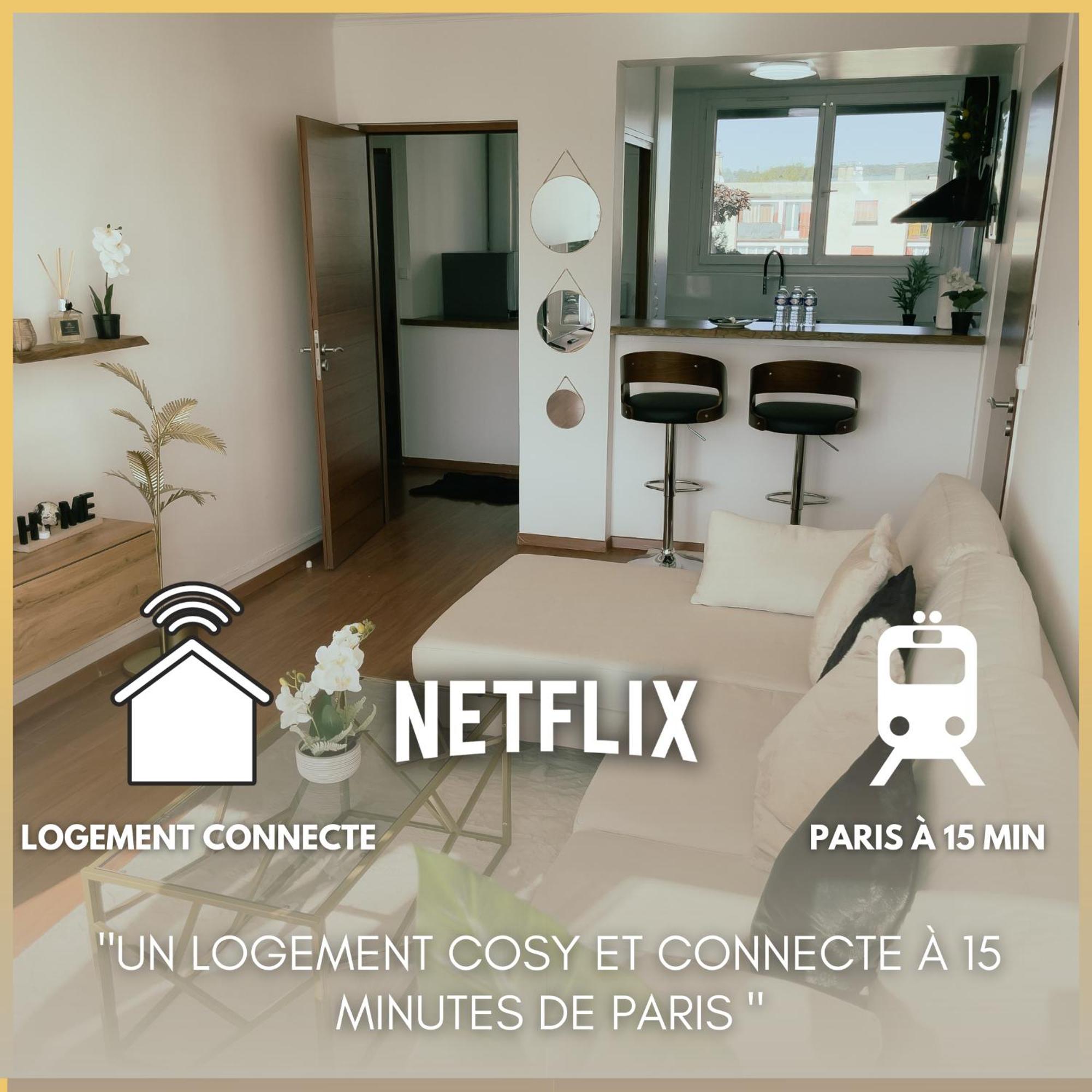 Appartement Cosy & Connecte A 15 Min De Paris Soisy-sous-Montmorency Zewnętrze zdjęcie